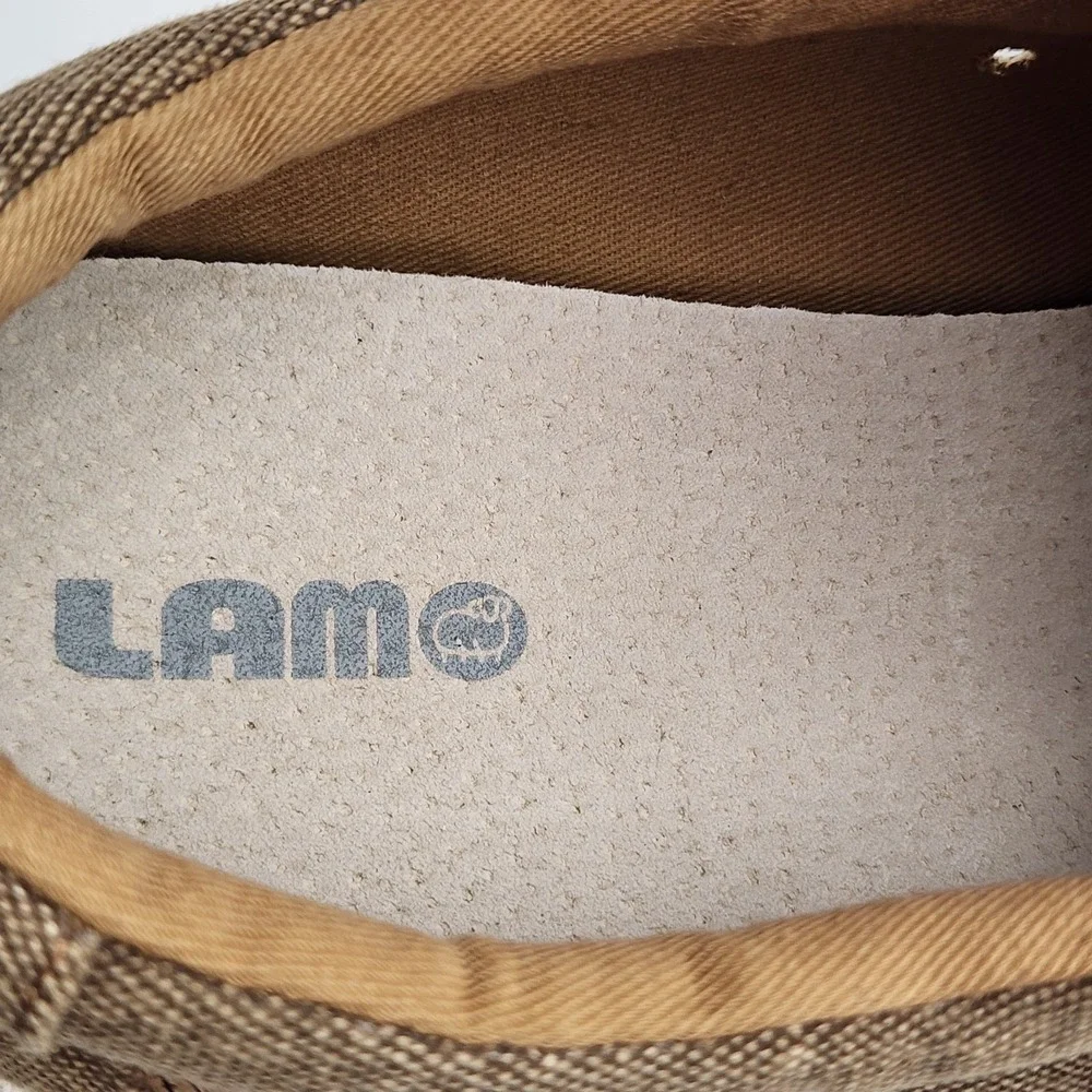 Lamo Men's‎ Canvas Slip-On Khaki Shoes Sneakers JIAXING09  NWT